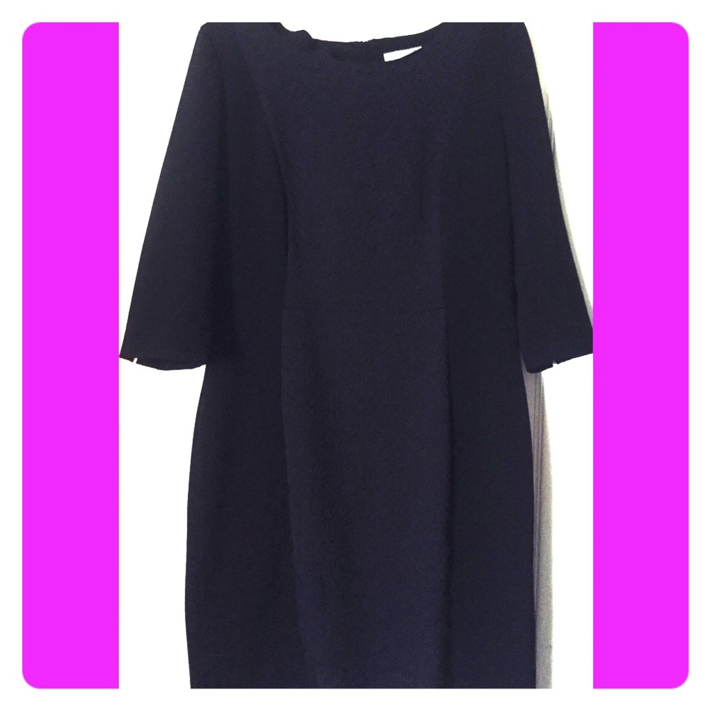 Casual business black dress